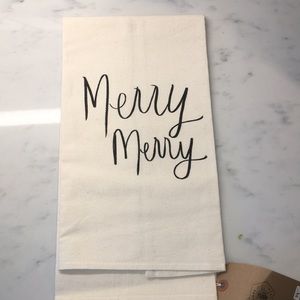 100% Organic Cotton Holiday Tea Towel